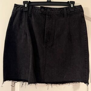 Hollister Black Mini Pencil Skirt for Casual Work